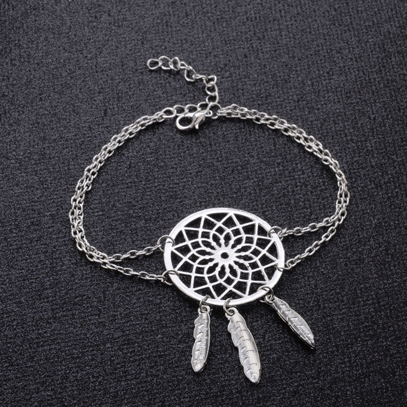 Feather Dream Catcher Bracelet