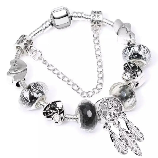 Dream Catcher charm bracelet