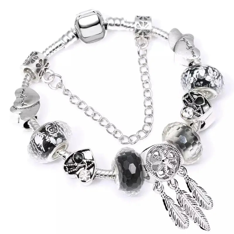 Dream Catcher charm bracelet