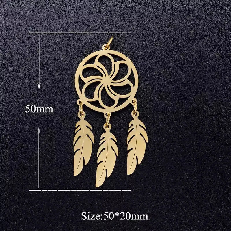 beautiful dream catcher pendant