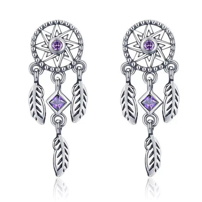 DreamCatcher earrings silver
