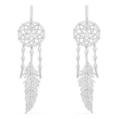 feather dream catcher earrings