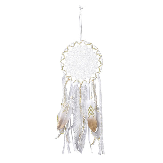 Gold dream catcher