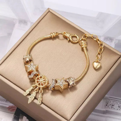 Dream Catcher bracelet gold