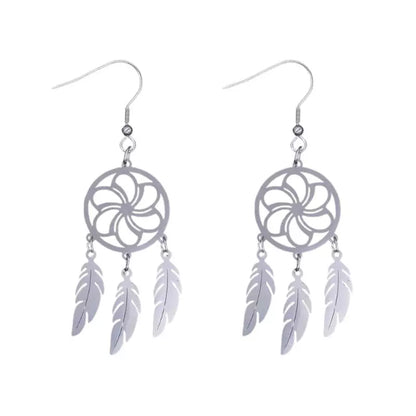 large dream catcher earrings
