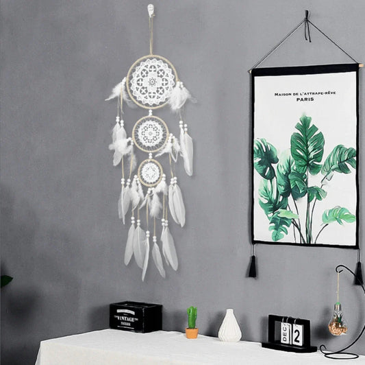 Large White dream Catcher