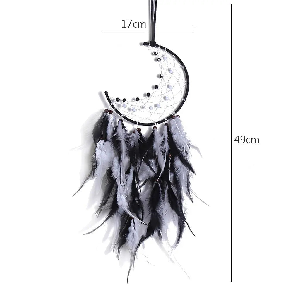 Moon shaped Dream Catcher