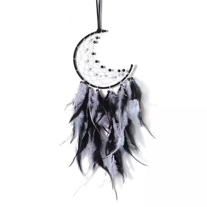 moon shaped dream catcher
