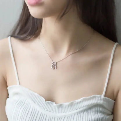 real indian dream catcher necklace