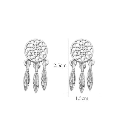 small dreamcatcher earrings