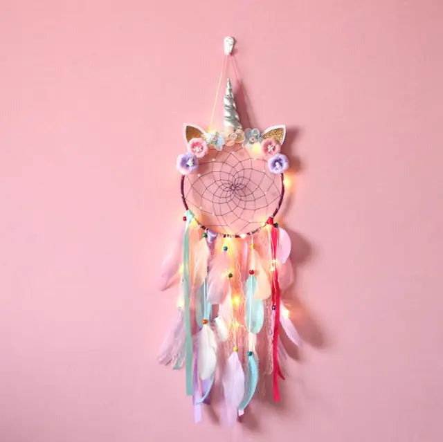 Unicorn Dream catcher with lights